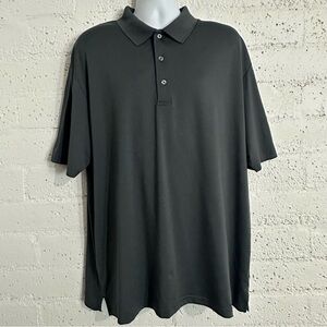 PGA Tour Mens Polo Shirt XXL Gray Motionflux 360 Short Sleeve Golf Stretch N15